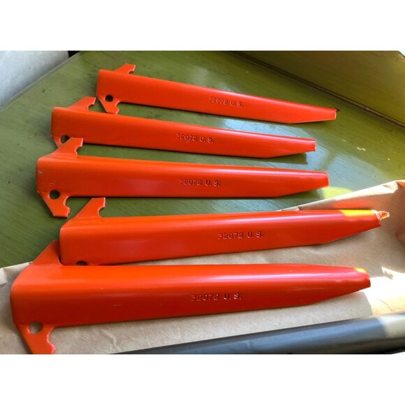 NOS US Military Replacement 1987 Shelter Half Tent 5 Pins 3 Poles Army Militaria - Picture 5 of 6